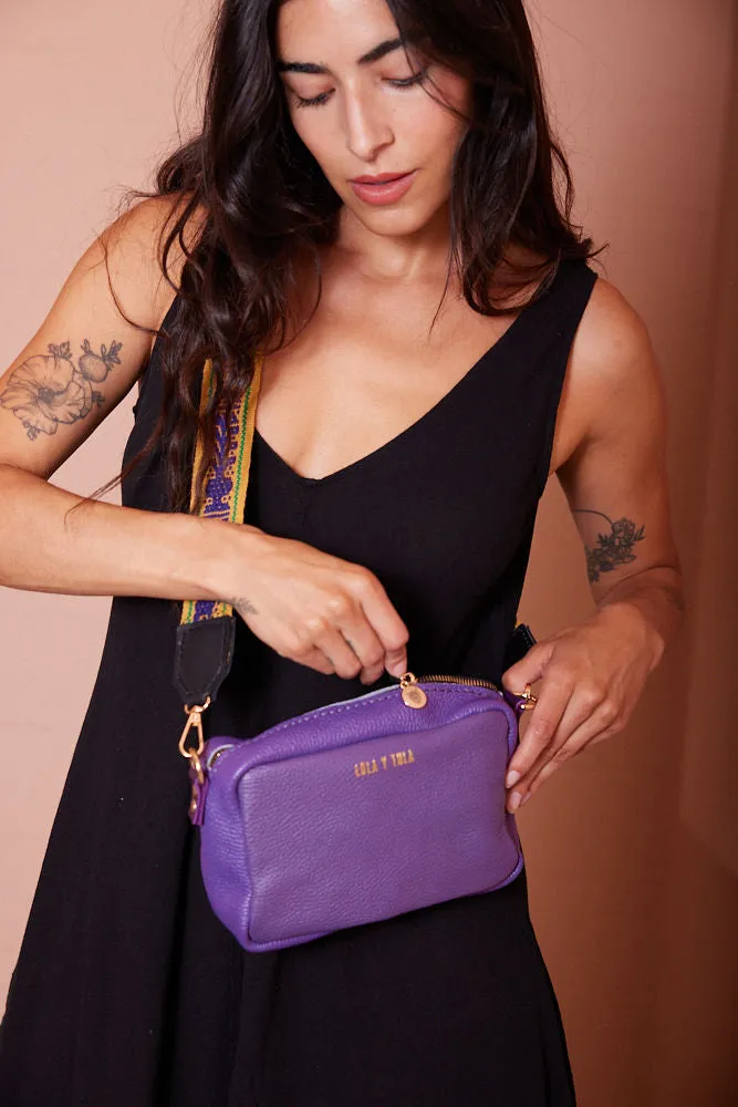 THE LUCIA CROSSBODY// EGGPLANT