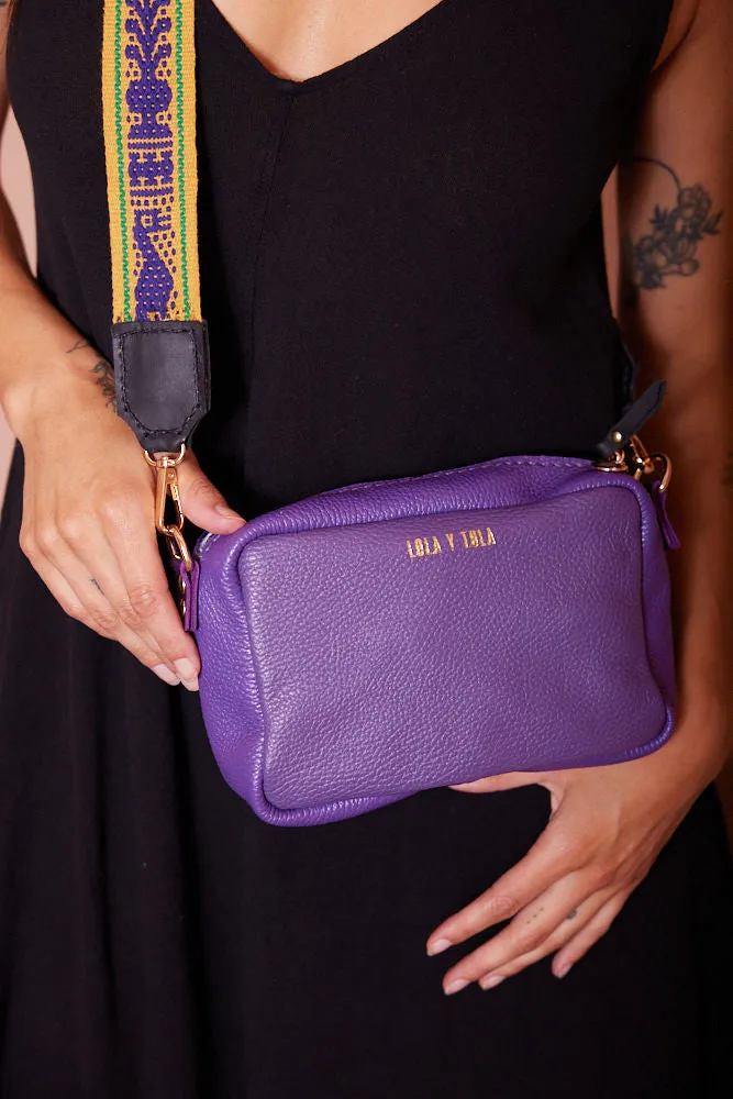 THE LUCIA CROSSBODY// EGGPLANT