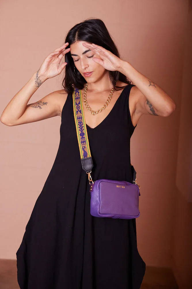 THE LUCIA CROSSBODY// EGGPLANT