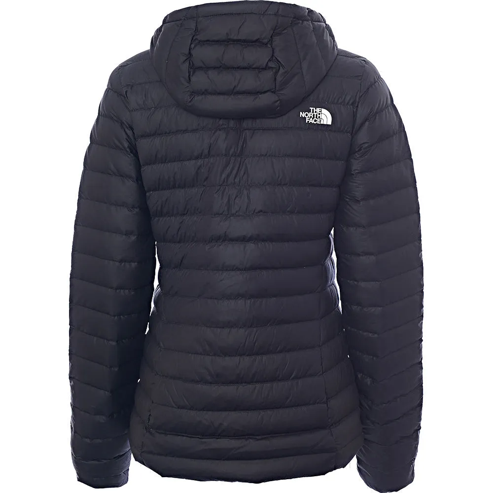 The North Face Women's Black Stretch Down Hooded Coat