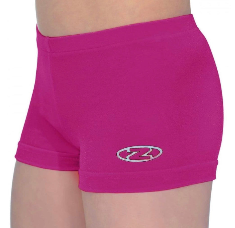 THE ZONE Smooth Velour Hipster Gymnastic Shorts Z2000