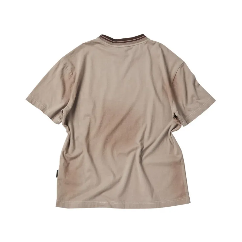 TRAVEL  |Street Style U-Neck Cotton Short Sleeves T-Shirts