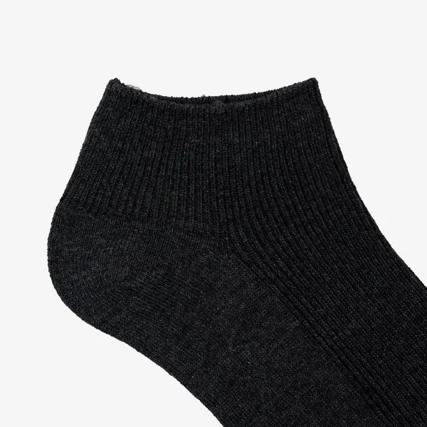 UTILITEES Mixed Cotton Sneaker Socks - Charcoal Grey