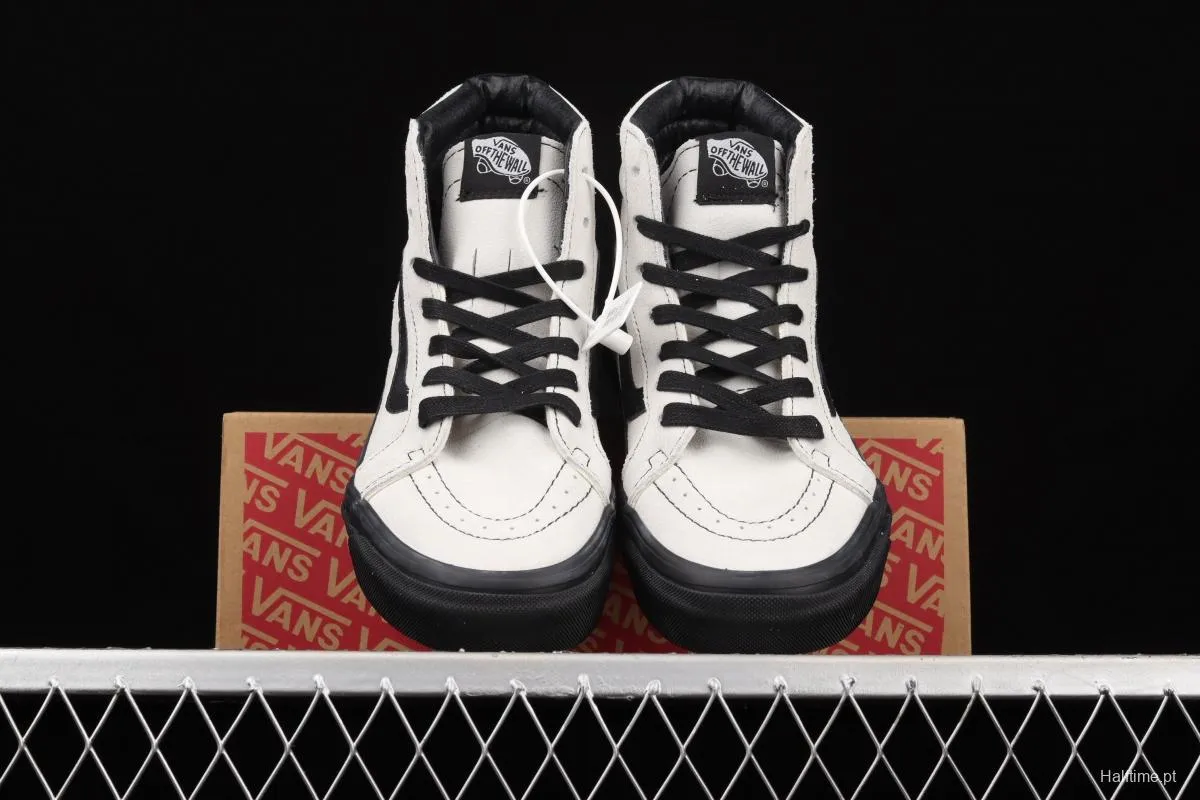 Vans Sk8-Hi Vansananheim's new Oreo vintage vulcanized high-top shoes VN0A38GF9XO